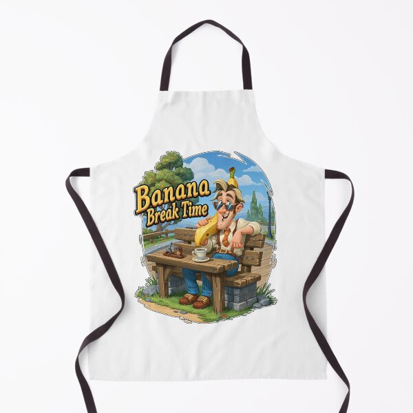 Item preview, Banana Break Time Funny Surreal Humor Art designed and sold by Marcikart.