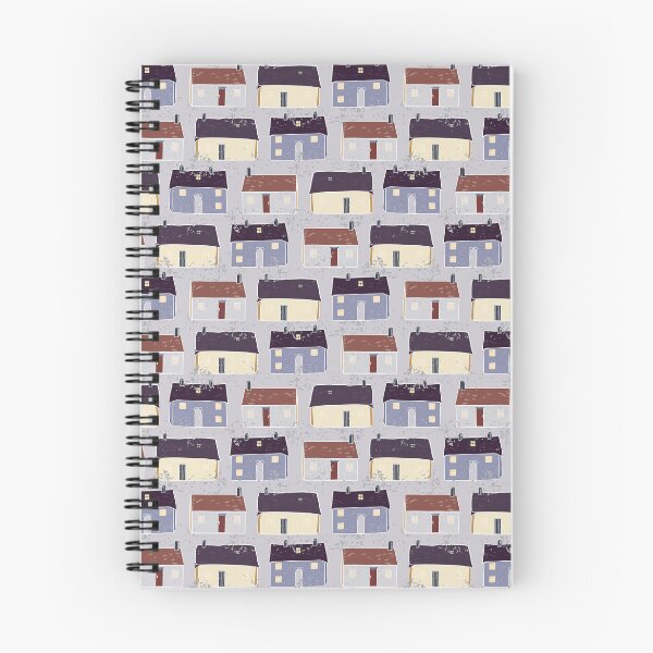 Item preview, Casas pueblo Vector patrón repetir fondo transparente designed and sold by Limolida.