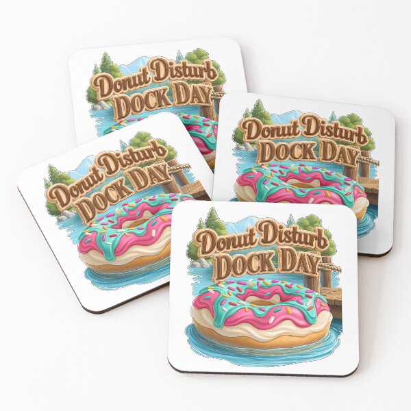 Item preview, Donut Disturb Dock Day Funny Lake Floating designed and sold by Marcikart.