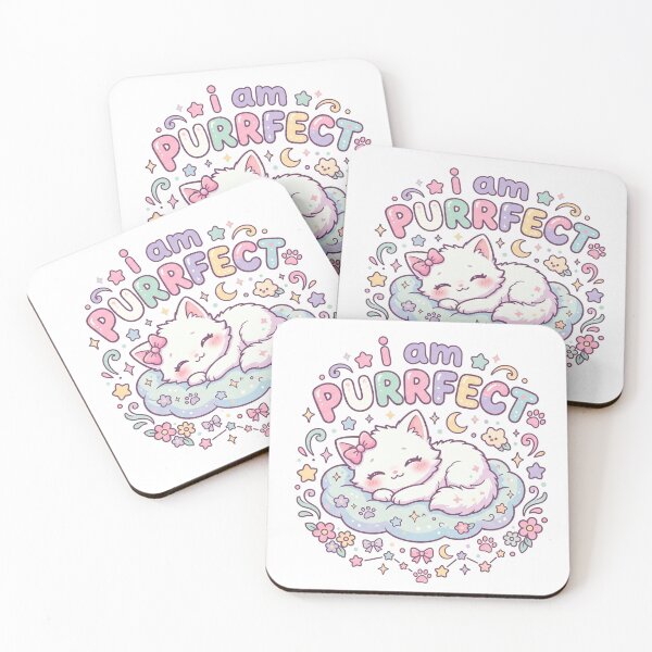 Item preview, I Am Purrrfect Cute Sleeping Cat Pastel designed and sold by Shirt-Otakus.