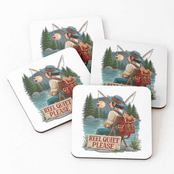 Item preview, Reel Quiet Please Funny Night Fishing designed and sold by Marcikart.