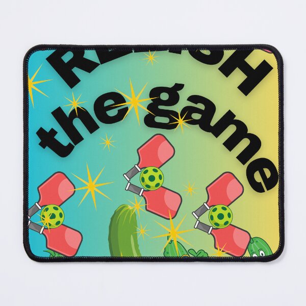 Item preview, Relish The Game Funny Pickleball Pickle Pun Sport Art Print designed and sold by Extremeallie.