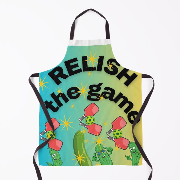 Item preview, Relish The Game Funny Pickleball Pickle Pun Sport Art Print designed and sold by Extremeallie.