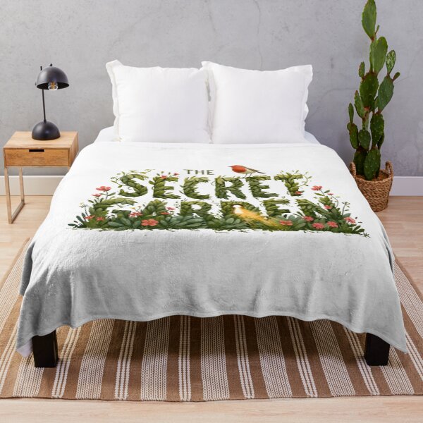 Item preview, The Secret Garden Leafy Typography Art designed and sold by Fenay Designs.