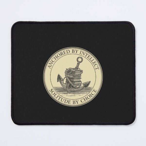 Item preview, Anchored By Intellect Anchor Books | Dark Academia Introvert designed and sold by VENOHA.