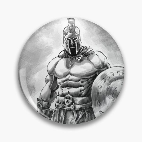 Item preview, Spartan Achilles Epic Ink Warrior designed and sold by ekraart.