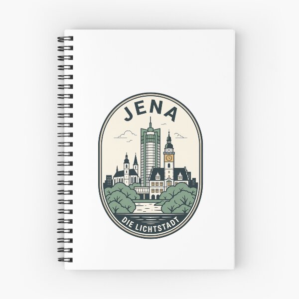 Item preview, Jena Germany Die Lichtstadt Retro Travel Emblem designed and sold by k3rstman1.