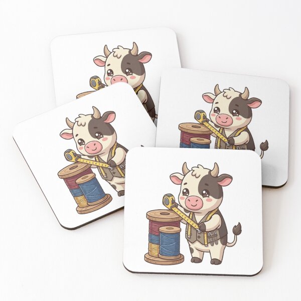 Item preview, Cute Cow Tailor Measuring Thread designed and sold by Ella_Sketch.