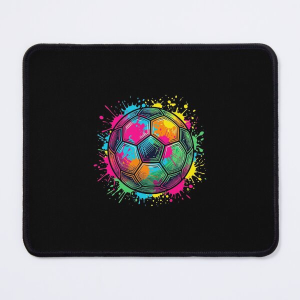 Item preview, Color Splash Artistic Soccer Ball Design designed and sold by TurkiStudio.