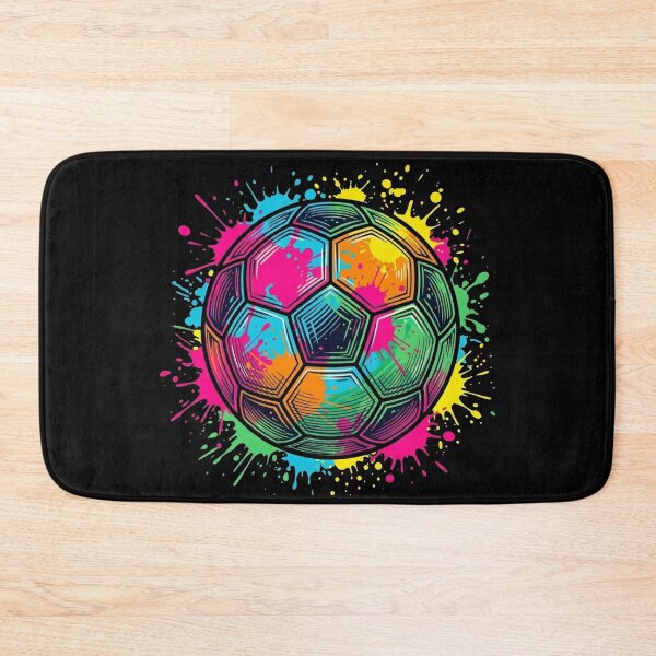 Item preview, Color Splash Artistic Soccer Ball Design designed and sold by TurkiStudio.