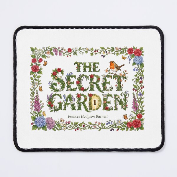 Item preview, The Secret Garden Floral Frame Classic Book Art designed and sold by Fenay Designs.