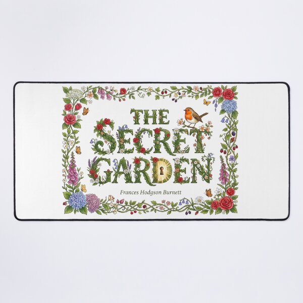 Item preview, The Secret Garden Floral Frame Classic Book Art designed and sold by Fenay Designs.