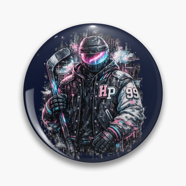 Item preview, yber Hockey Futuristic Varsity Streetwear Shirt designed and sold by EchoPrint Co..