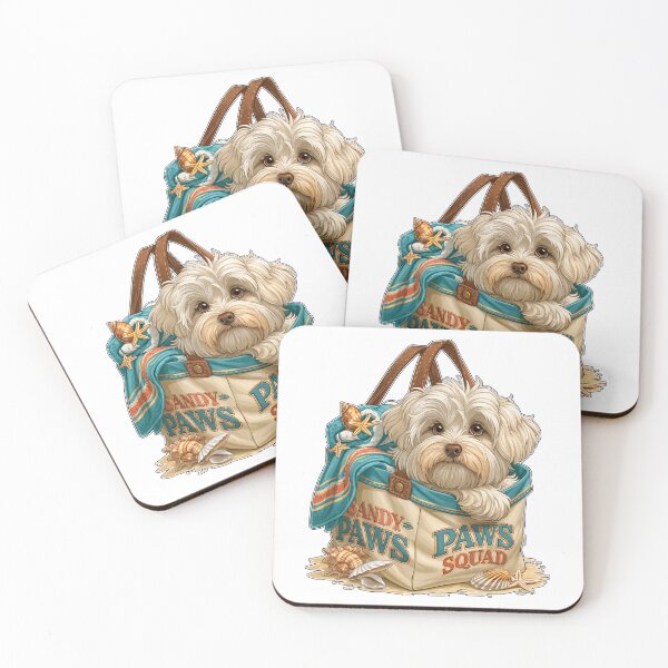 Item preview, Sandy Paws Squad Cute Beach Dog in Tote Bag designed and sold by Marcikart.