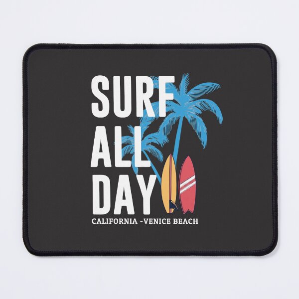 Item preview, Surf All Day Venice Beach California Vintage Surfboard designed and sold by designerr23 ⭐⭐⭐⭐⭐.