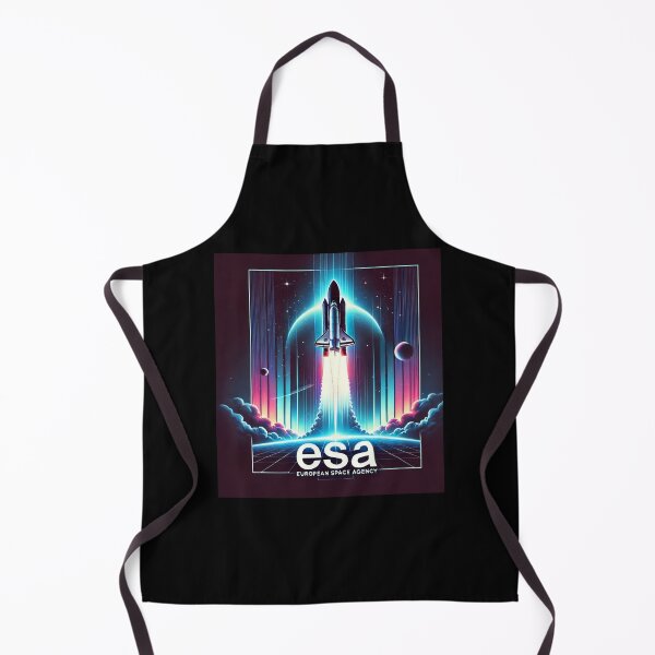 Item preview, European Space Agency Inspired Retro Space Exploration Emblem Design designed and sold by TEEJAMBOREE.