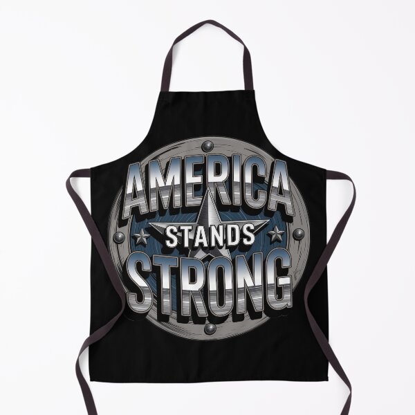 Item preview, America Stands Strong Metal Badge Patriotic designed and sold by OldGloryForge.