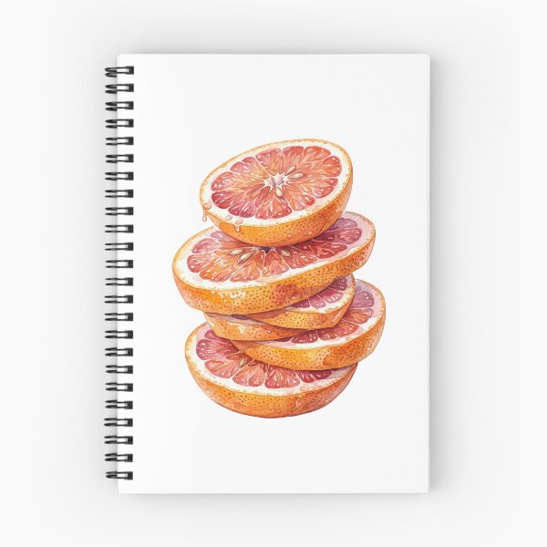 Item preview, Summer Watercolor Grapefruit Slice Stack Illustration designed and sold by SOUFIANE1991.
