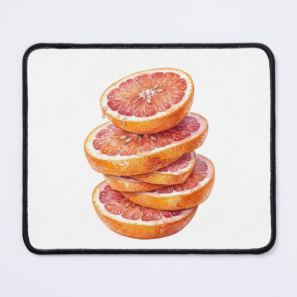 Item preview, Summer Watercolor Grapefruit Slice Stack Illustration designed and sold by SOUFIANE1991.