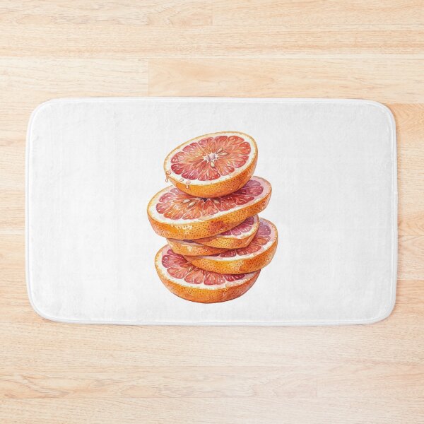 Item preview, Summer Watercolor Grapefruit Slice Stack Illustration designed and sold by SOUFIANE1991.