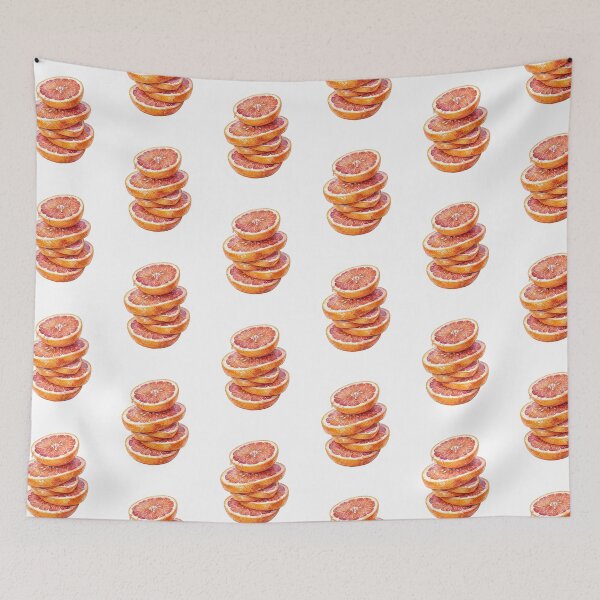 Item preview, Summer Watercolor Grapefruit Slice Stack Illustration designed and sold by SOUFIANE1991.