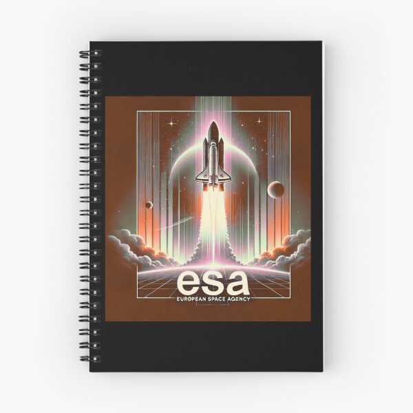 Item preview, European Space Agency Inspired Retro Space Exploration Emblem Design designed and sold by TEEJAMBOREE.