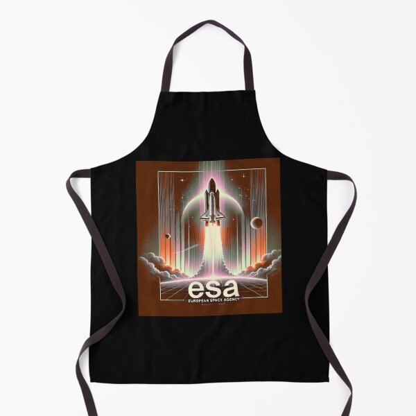 Item preview, European Space Agency Inspired Retro Space Exploration Emblem Design designed and sold by TEEJAMBOREE.