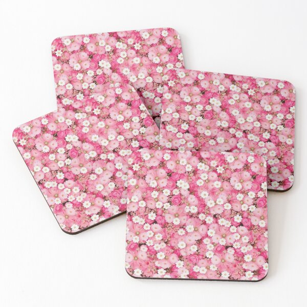 Item preview, Floral design small white and pink flowers  designed and sold by Heaven1111.