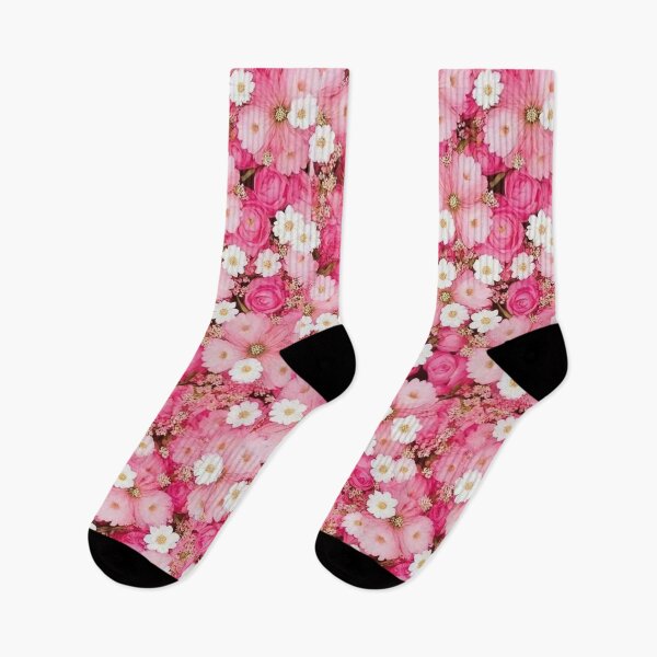 Artikelvorschau, Blumengesteck mit kleinen weißen und rosa Blüten entworfen und verkauft von Heaven1111.