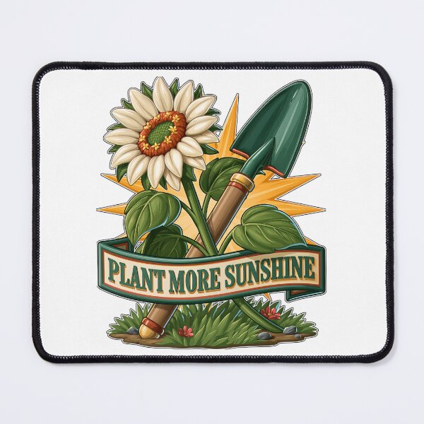 Item preview, Plant More Sunshine Gardening Shovel and Flower designed and sold by Marcikart.