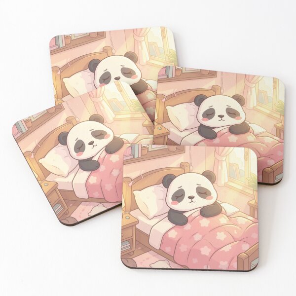 Item preview, Cute Sleepy Panda Refusing To Get Up Cozy Burnout designed and sold by SoftAuraStudi0.
