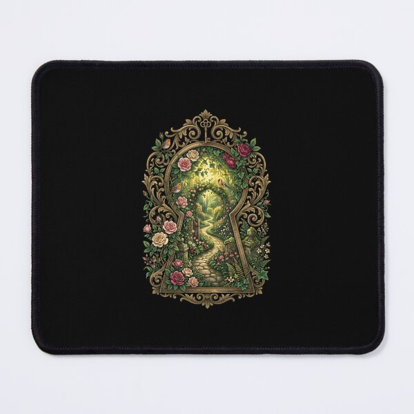 Item preview, Secret Garden Ornate Keyhole Path Art designed and sold by Fenay Designs.