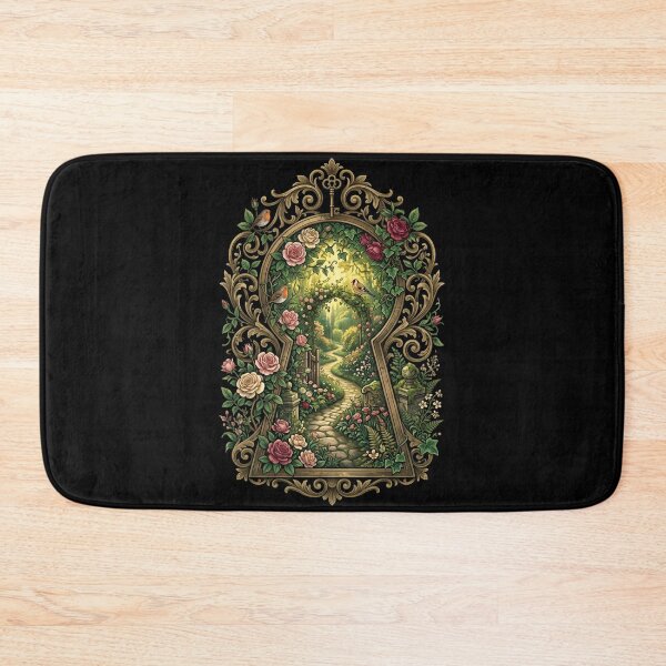 Item preview, Secret Garden Ornate Keyhole Path Art designed and sold by Fenay Designs.