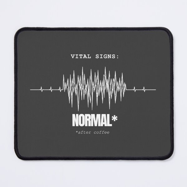 Item preview, Vital Signs Normal After Coffee — Funny Nurse Gift | RN Clock Nurse Humor Healthcare Worker designed and sold by KiwyStudio.