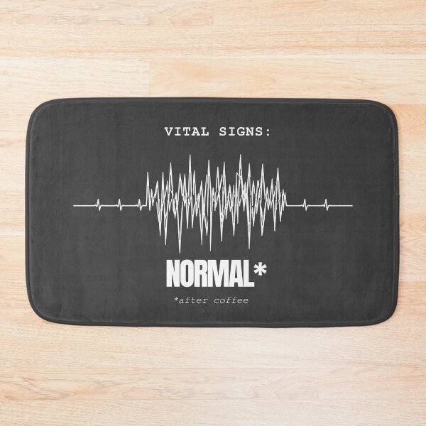 Item preview, Vital Signs Normal After Coffee — Funny Nurse Gift | RN Clock Nurse Humor Healthcare Worker designed and sold by KiwyStudio.