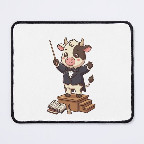 Item preview, Cute Cow Orchestra Music Conductor designed and sold by Ella_Sketch.