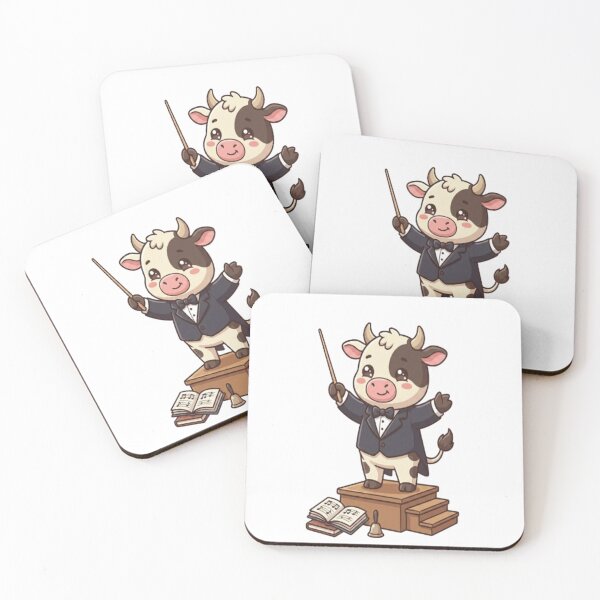 Item preview, Cute Cow Orchestra Music Conductor designed and sold by Ella_Sketch.