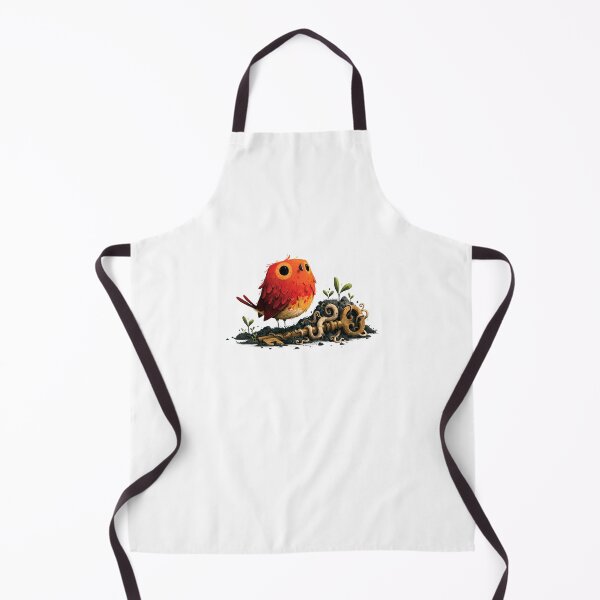 Item preview, Secret Garden Red Bird Golden Key Art designed and sold by Fenay Designs.