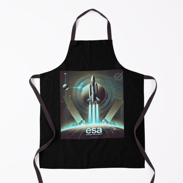 Item preview, European Space Agency Inspired Retro Space Exploration Emblem Design designed and sold by TEEJAMBOREE.