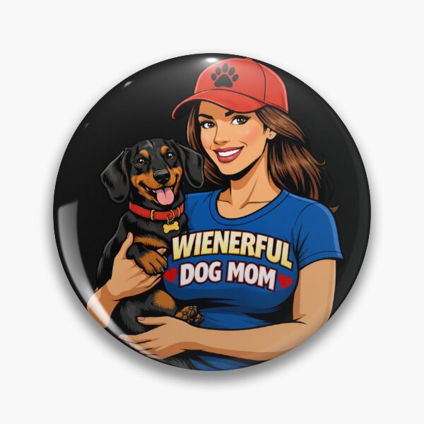 Item preview, Wienerful Dachshund Dog Mom Cartoon Design designed and sold by Tsugraf Designs.