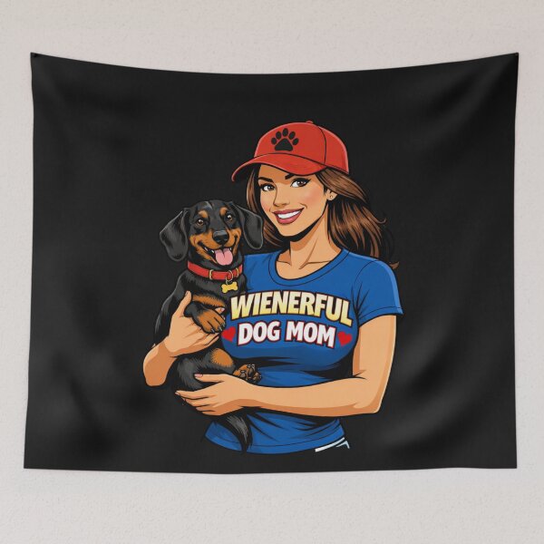 Item preview, Wienerful Dachshund Dog Mom Cartoon Design designed and sold by Tsugraf Designs.