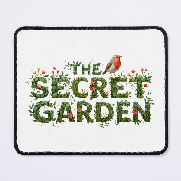 Item preview, The Secret Garden Leaf Typography Art designed and sold by Fenay Designs.
