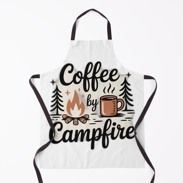 Item preview, Coffee By Campfire Camping Quote designed and sold by SVARCreations.