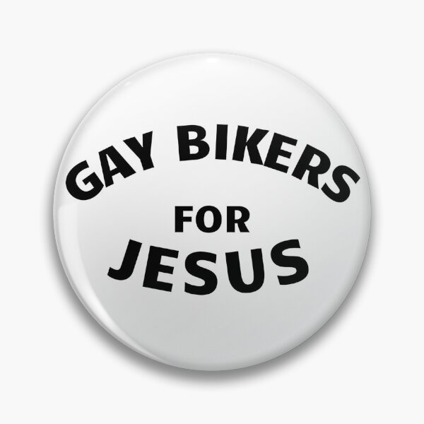 Item preview, GAY BIKERS for JESUS LGBTQ Motorcycle Religous PRIDE Rainbow Chopper Bike Gang designed and sold by Space Ghettos.