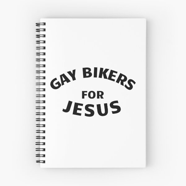 Item preview, GAY BIKERS for JESUS LGBTQ Motorcycle Religous PRIDE Rainbow Chopper Bike Gang designed and sold by Space Ghettos.