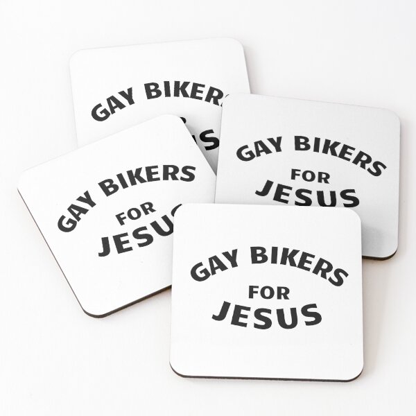 Item preview, GAY BIKERS for JESUS LGBTQ Motorcycle Religous PRIDE Rainbow Chopper Bike Gang designed and sold by Space Ghettos.