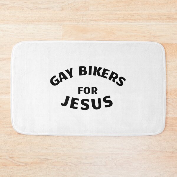 Item preview, GAY BIKERS for JESUS LGBTQ Motorcycle Religous PRIDE Rainbow Chopper Bike Gang designed and sold by Space Ghettos.