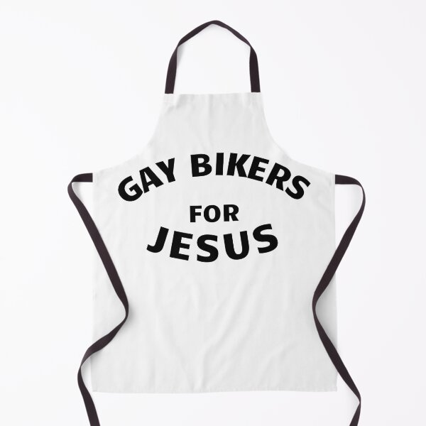 Item preview, GAY BIKERS for JESUS LGBTQ Motorcycle Religous PRIDE Rainbow Chopper Bike Gang designed and sold by Space Ghettos.