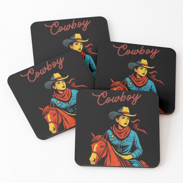 Item preview, Cowgirl Western Retro Pop Art Horse Rider designed and sold by OneCklick.