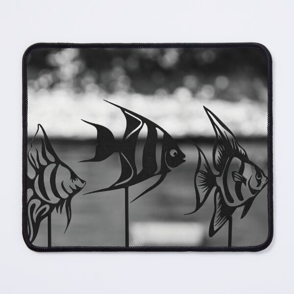 Item preview, Decorative garden fish figurines in monochrome. designed and sold by NaturePhotography.